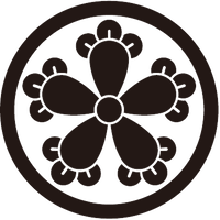 中輪に五つ丁字