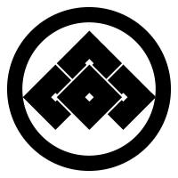 丸に重ね四ツ目結